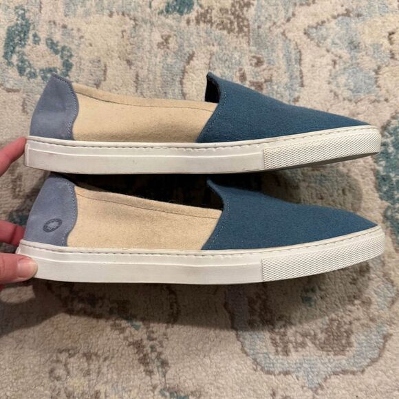 BaaBuk Wool Color-block Slip-ons Size 10 - Picture 3 of 9